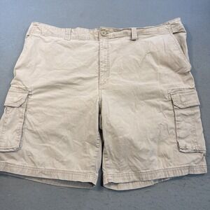 True Nation Ripstop Cargo Shorts Men's Sz 50 Tan Outdoor Workwear Vacation